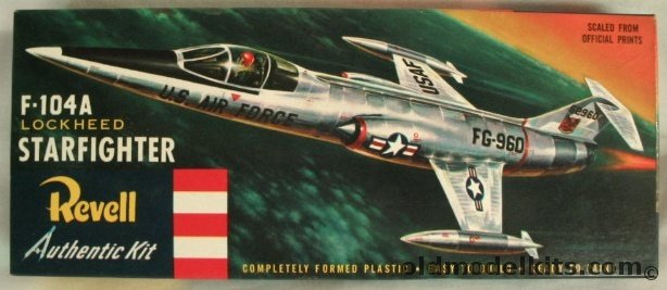 Revell 1/64 Lockheed F-104A Starfighter - 'S' Issue, H251-89 plastic model kit